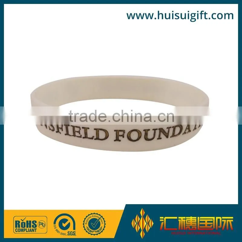 high quality promotional latest design silicone bracelet