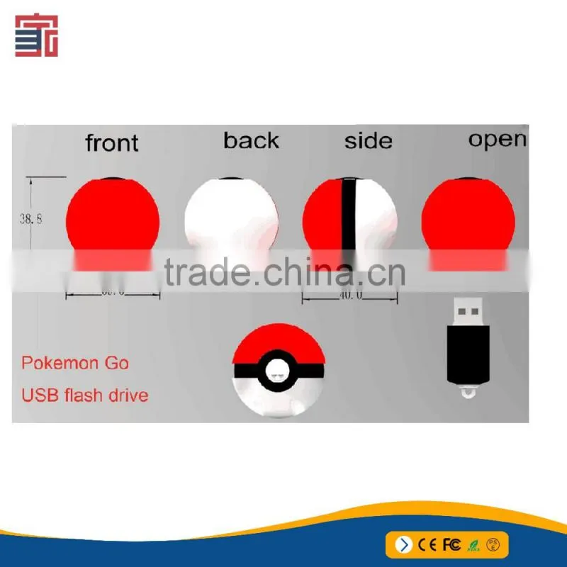New popular Pokemon Go credit card flash usb with Pokemon Go pendrive