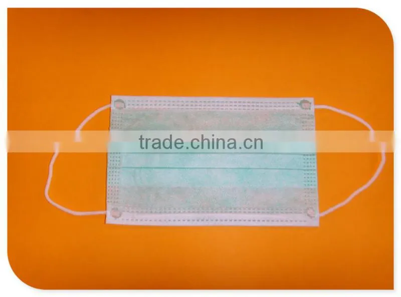 2014 High Quality 3-ply Medical Disposable Face Mask (Earloop)