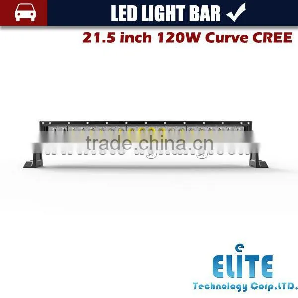 21.5 inch 120w double row led truck light bar curve LED Work Light Bar