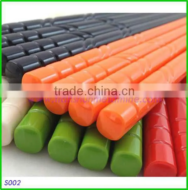 factory wholesale solid color melamine chopsticks