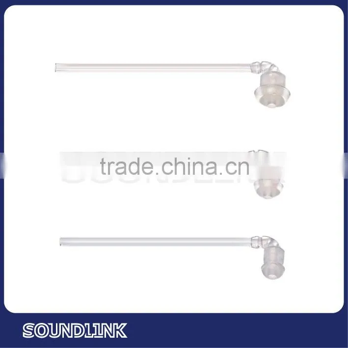 Body aid and BTE Silicon hearing aid ear tips with tubing