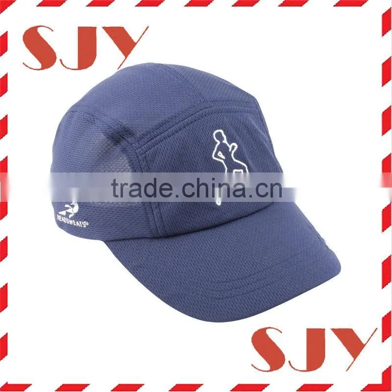 6- panel style sports cap and baseball cap mesh type polyester golf hat