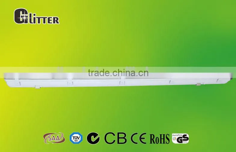 2015 high quality IP65 fixture LED tri proof light fixture 110lm/w