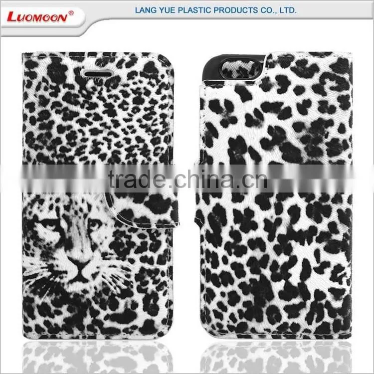 separable with double card slot leopard pattern 2 in 1 c smart leather flip cover case for xiaomi mi5 4 3 2 1