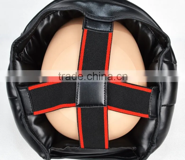 Professional Thicken High Quality PU Boxing or Sanda Customized Head Guard for Sports Safty