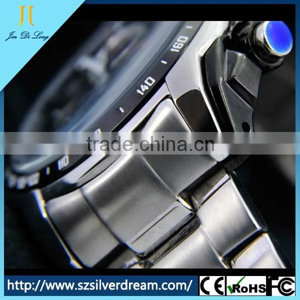 New trend fashion wristwatch high quality 316L stainless steel men quartz watch