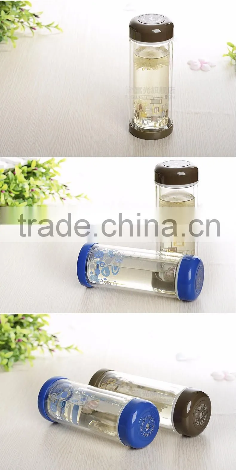 2016 Pyrex Empty Glass Water Bottle For Kids