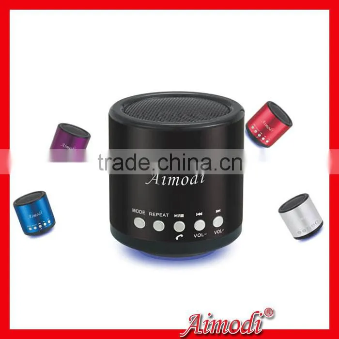 hot sales business gift bluetooth speaker with hands-free, fm radio, line in funciton