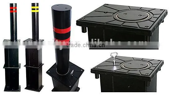 retractable bollard, semi-automatic bollard, pneumatic bollard