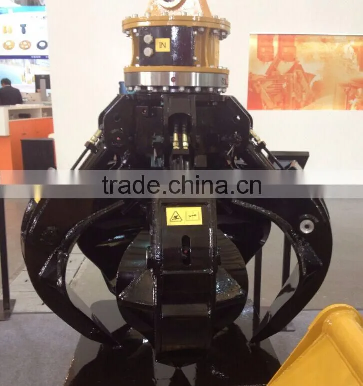 hitachi zx360h 5 Teeth Orange Peel Hydraulic Grapple