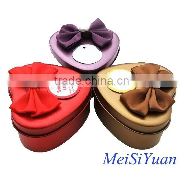Custom chocolate packing ribbon bow with elastic loop pre-made bow for baking decoration