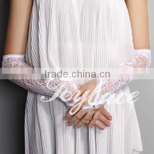Opera length custom fingerless gloves