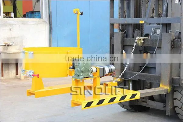 HOT! Sinolift HK300 Forklift Mounted Electric Drum Rotator