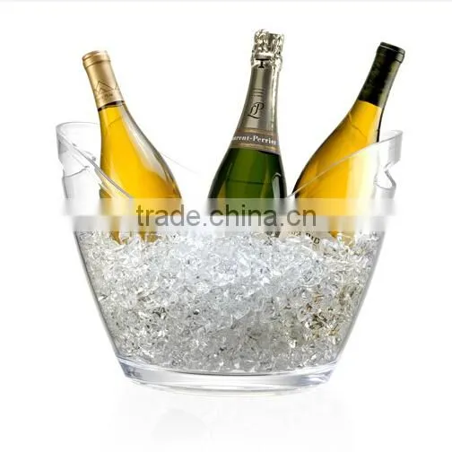 Oval shape Plastic Ice Bucket With Different Sizes