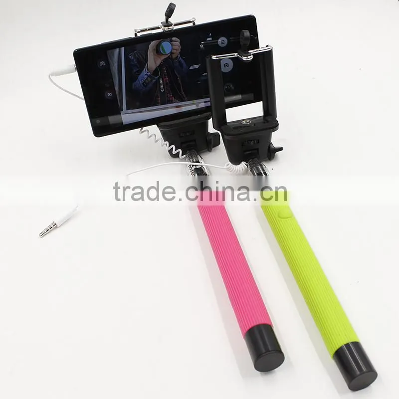 2015 Best Seller Z07-5s Cable Take Pole, Selfie Stick, Selfie Monopod