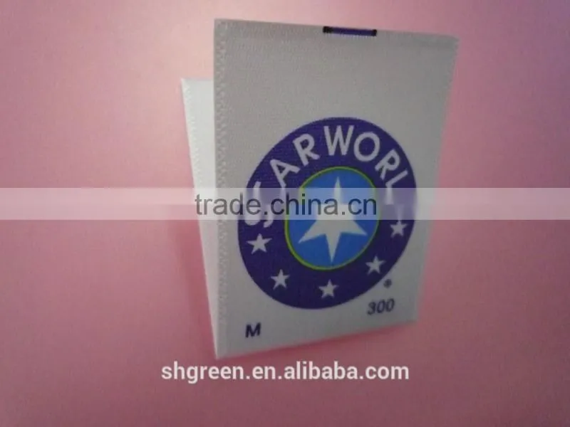 Little bird woven edge clothing printing neck label