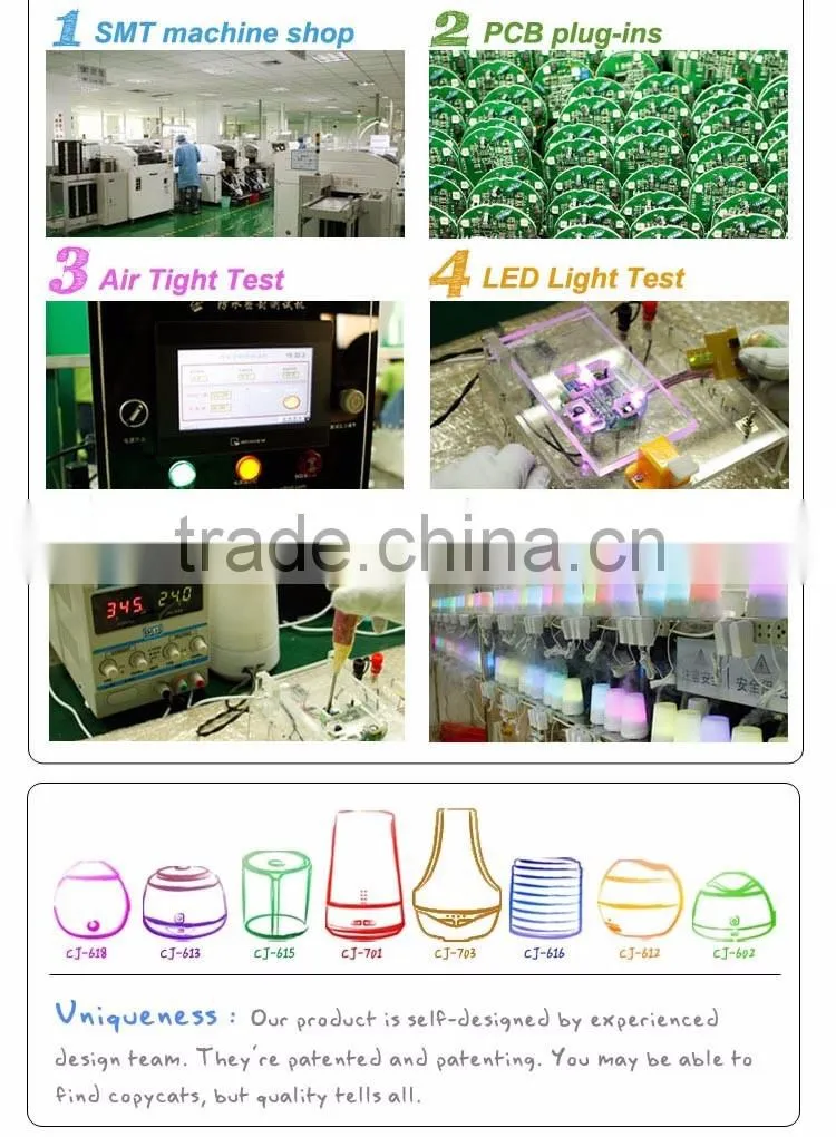 electric aroma lamp / ultrasonic diffuser humidifier / essential oil diffuser oem