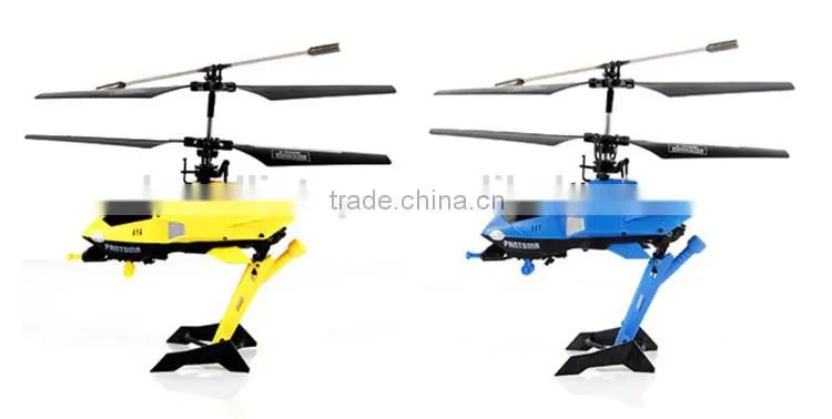 Infrared 3.5 Channel Auto Folding Helicopter With Gyro Transformer Toy Copter