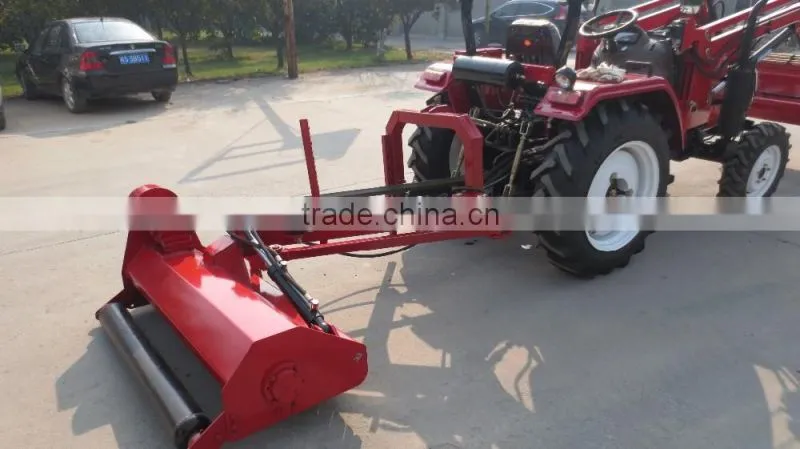 ATV towable grass cutter finishing mower with engine