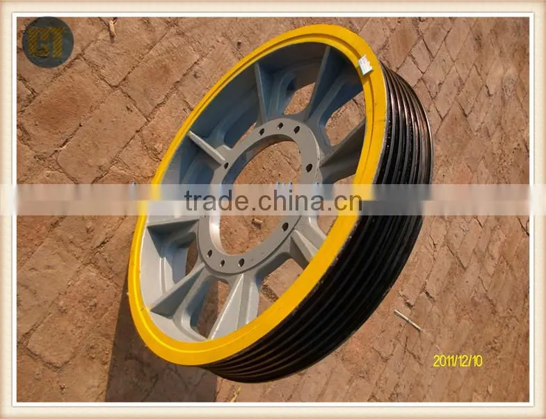 traction sheave 720*6*12 for elevator traction machine
