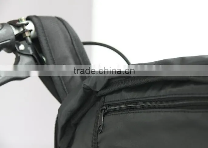 Topmedi Mesh Side Bag Power Electric Wheelchair Pannier Bag with Padded Loop Scooter Bag for Disabled