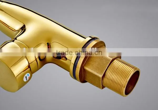 middle east market Modern golden faucet, Wall Mounted Kitchen faucet Mixer Water Tap From Kaiping Factory