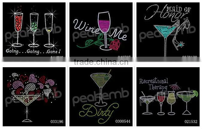 Beautiful Letters Wholesale Rhinestone Trim Show Girl For T-shirt