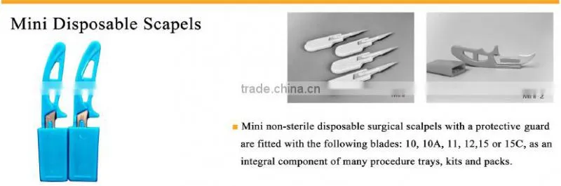 surgical scalpel manufacturers/disposable medical surgical scalpel