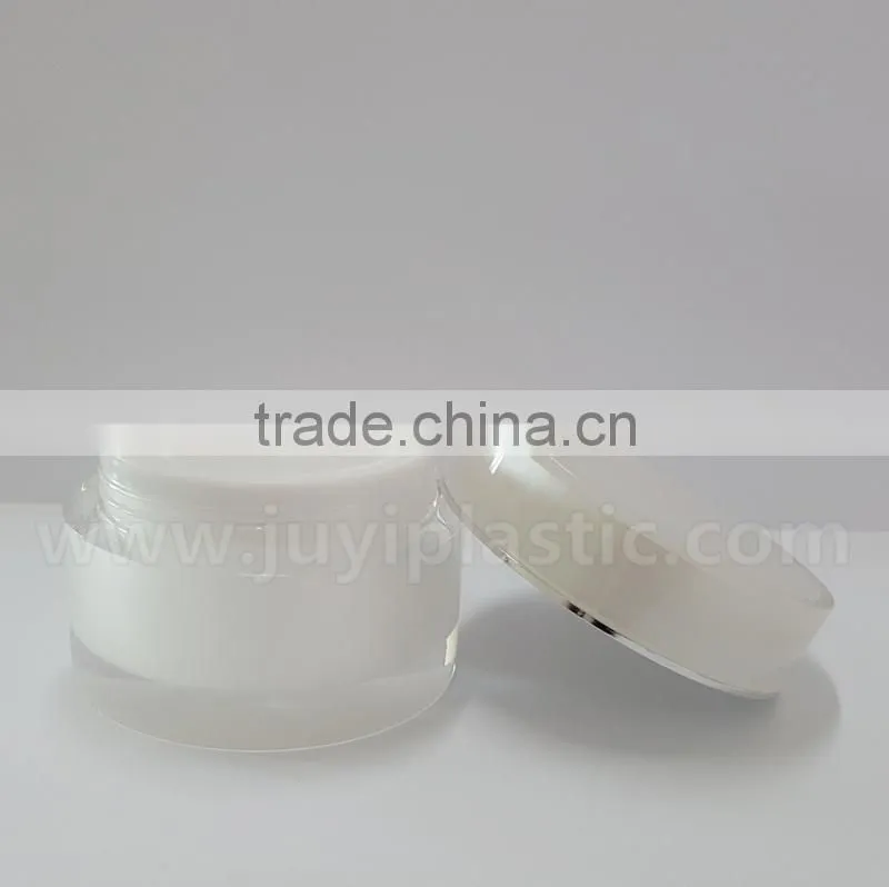 Acrylic Plastic Type and Skin Care Cream Use cosmetic bottle packaging with acrylic cap