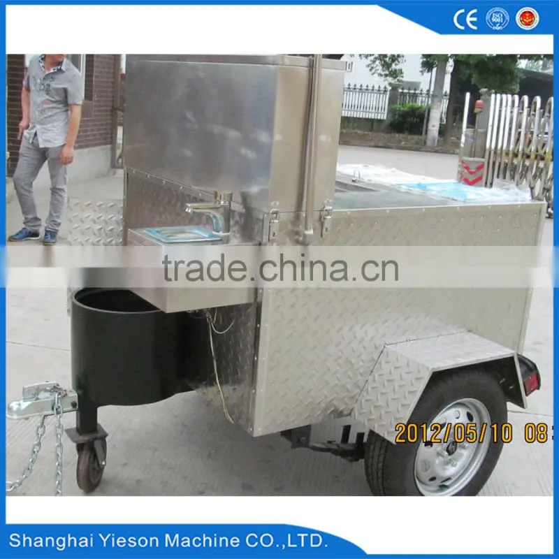 stainless steel hot dog vending carts for sale