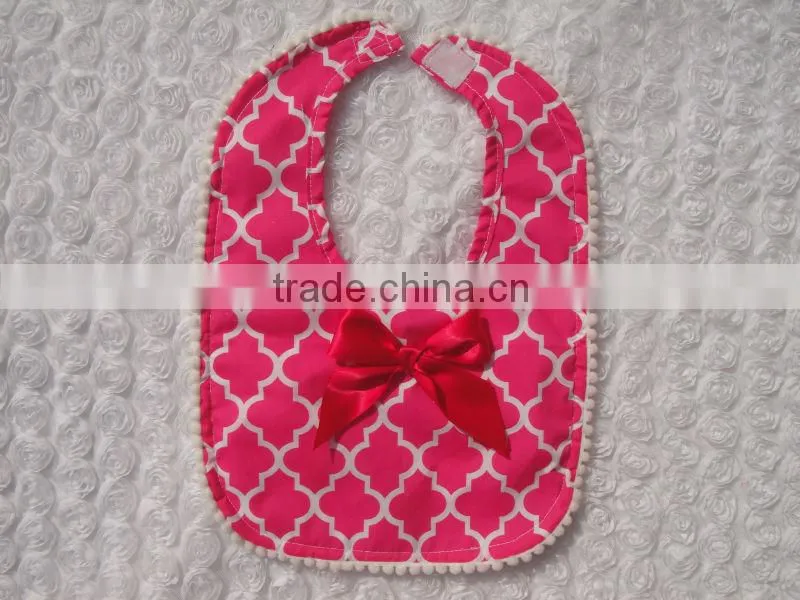 2014 new design hot sale Christmas baby bibs