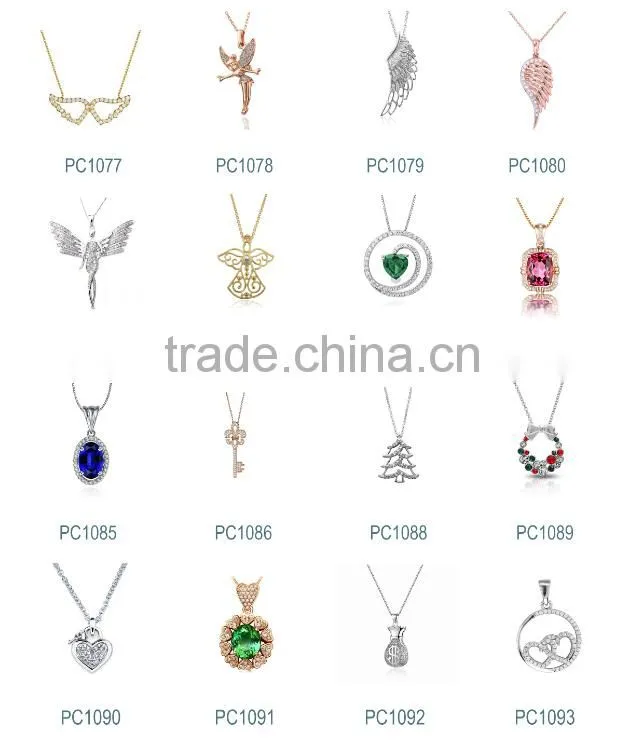Factory Wholesale Import Silver Cat Jewelry Pendant