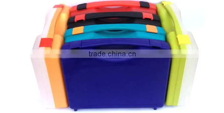 China supplier convenient and practical colorful plastic tool box wholesale