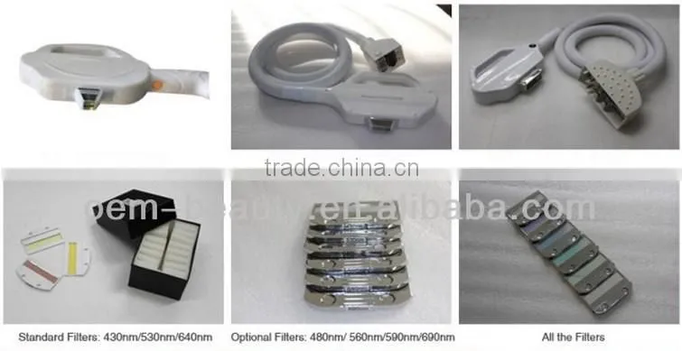 Face and Body Home IPL Hair Removal System ipl lamp with 100,000 shots