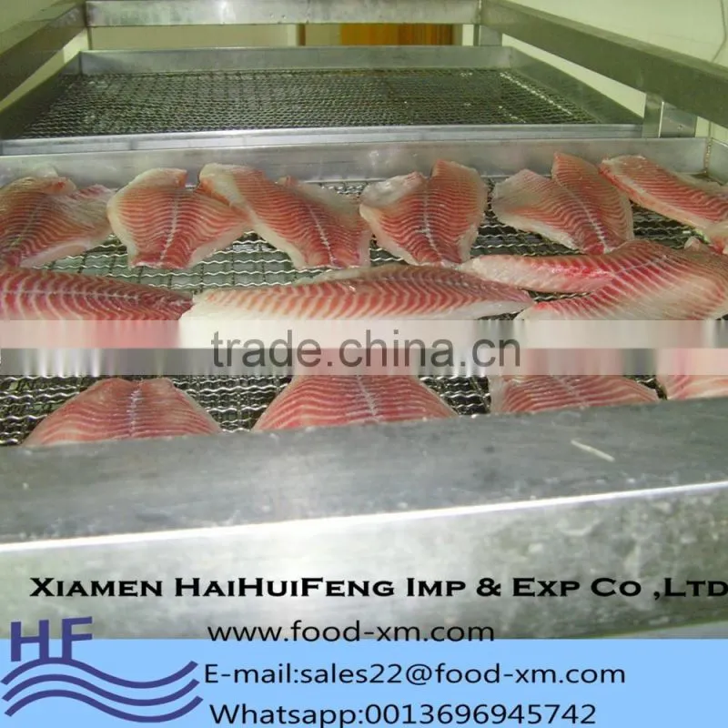 China frozen tilapia fillet, skinless and boneless PBO/PBI ,2-3oz,3-5oz,5-7oz