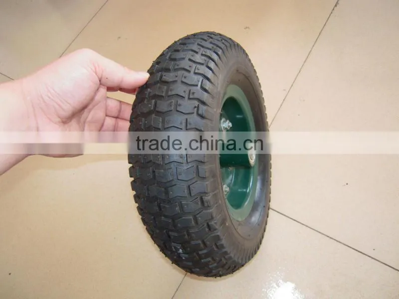 Solid rubber tyre tire 10 inches Airless wheel for tool carts Kid carts wheel non-inflatable