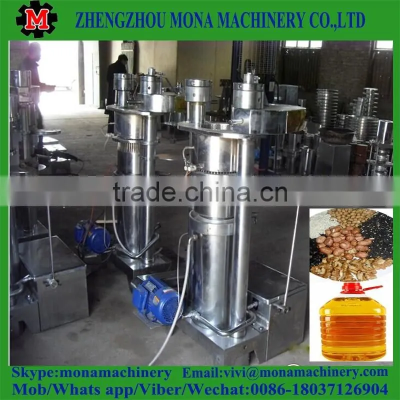 peanut/seasame/olive/palm/soybean/sunflower Hydraulic Oil Press Machine