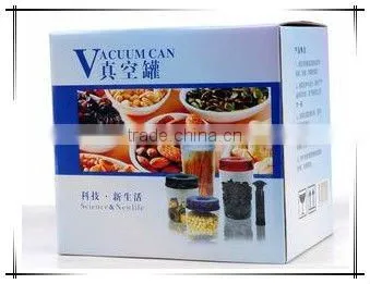 Patented Push-type Vacuum Food Container