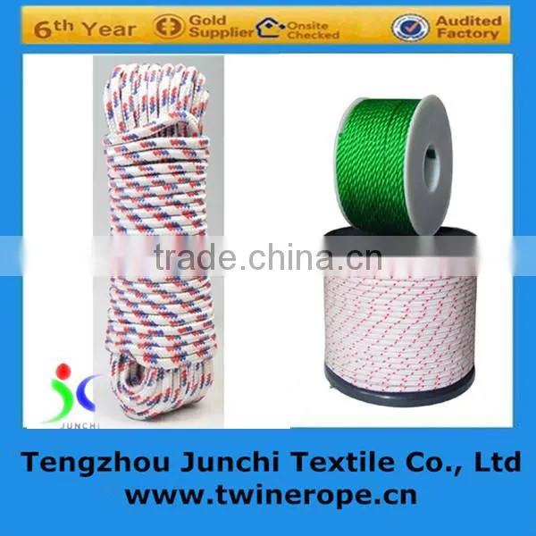 High strength safety-belt use braided ropes