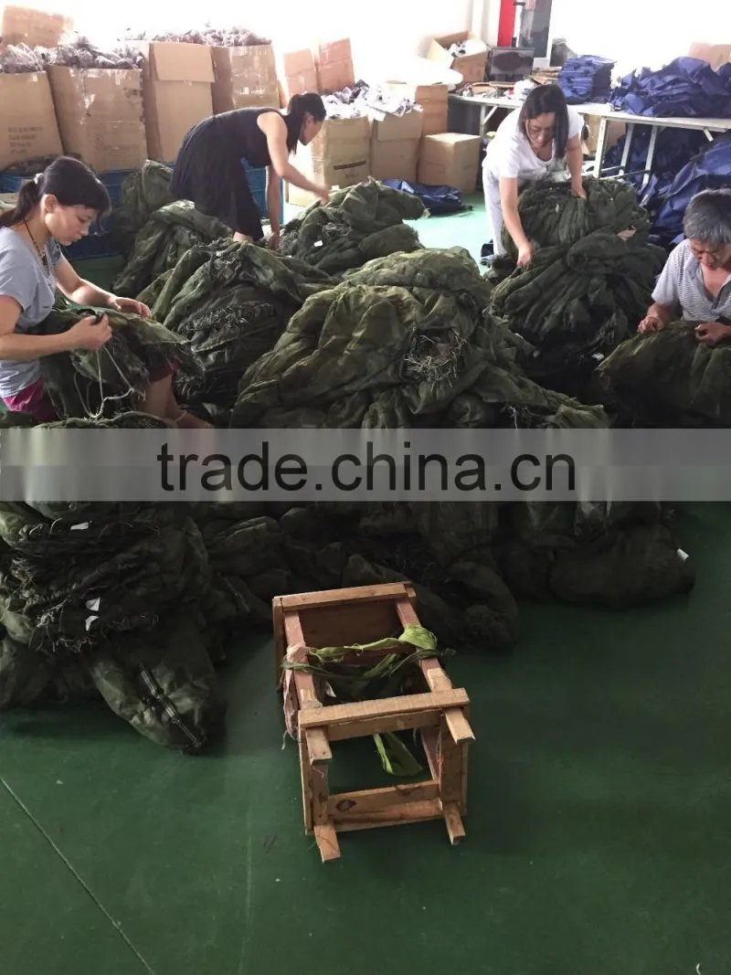 Snow camouflage clothing ghillie suit
