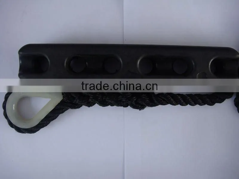 3-strand black offshore rope