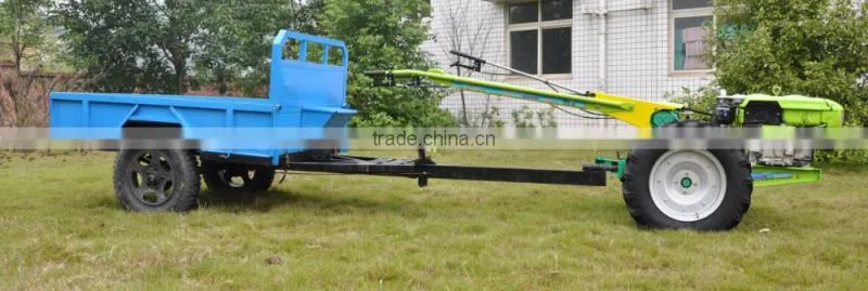 15HP Walking tractor trailor with high quanlity