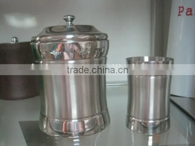 stainless steel Tea, Coffee, Sugar Jars, Set of 3