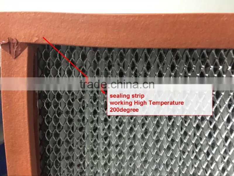 High temperature resistant panel hepa filter for hospital