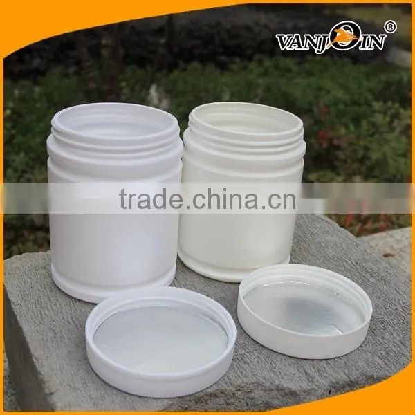 550ml White HDPE Wide Neck Jars