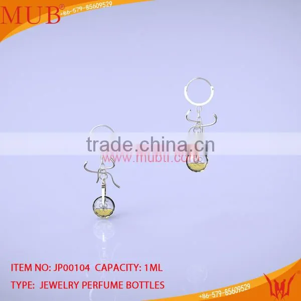 2014 Unique fashion jewelry perfume earrings