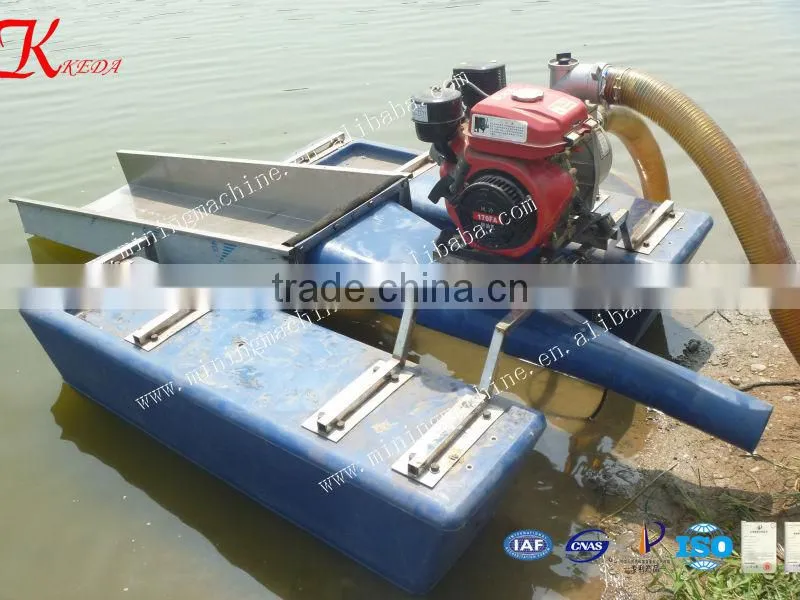 Top sale Provided Diesel Power Type small gold dredger
