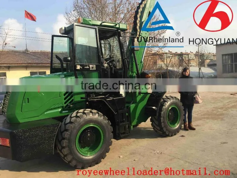 Telescopic Wheel Loader HY2500 Construction Machine with CE for Germany