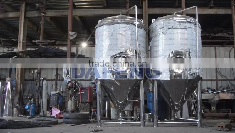2000L Cooling Jacket Conical Fermenter